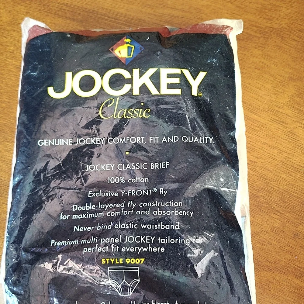 Vintage Jockey Men's White Classic Y-Front Briefs 3 Pack - Sz 30 - Picture 4 of 6